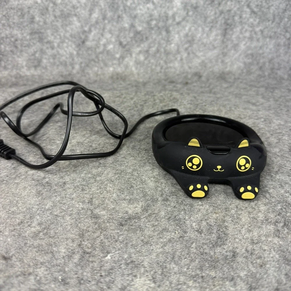 PUSEE Cat Kitty Mug Coffee‎ Warmer for Desk Candle Auto Shut Off